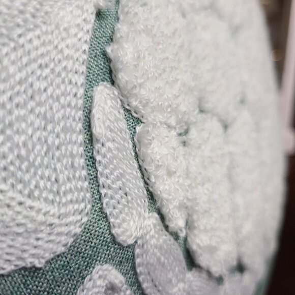 Decorative Throw Pillow Cover Embroidered Case Nautical Sea Turtle Beach Decor - Picture 9 of 10